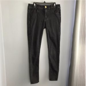 AE super super stretch black jeggings